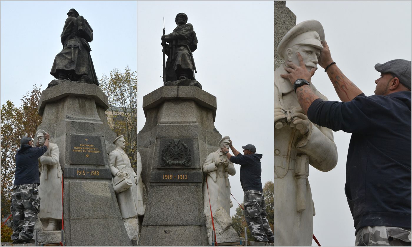 Възстановиха Паметника на Незнайния войн в Хасково